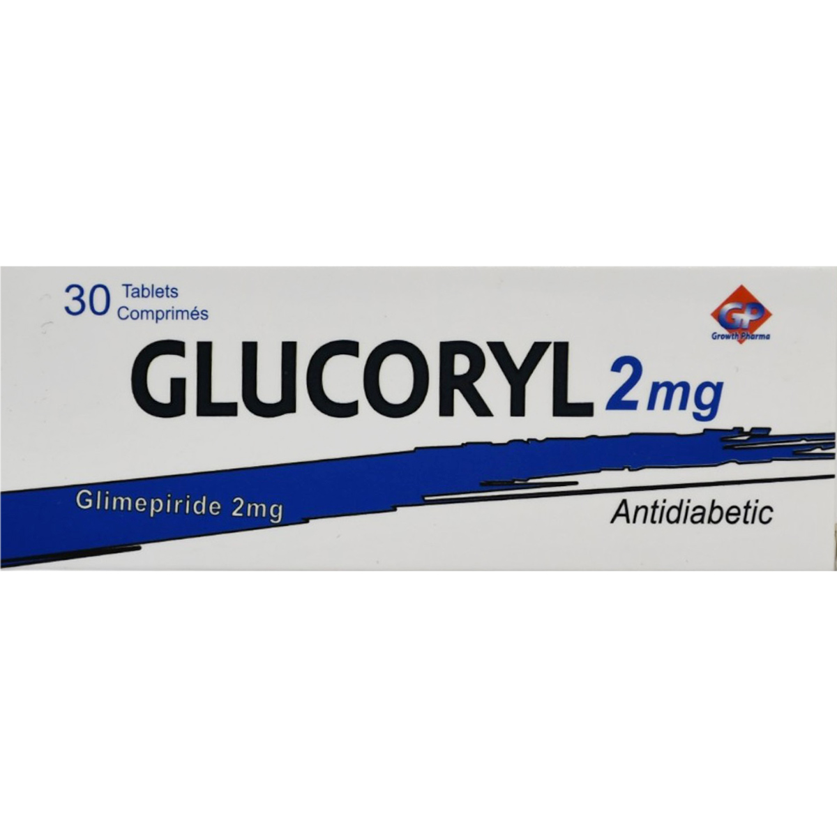 Glucoryl 2mg 30 Tablets image number 0