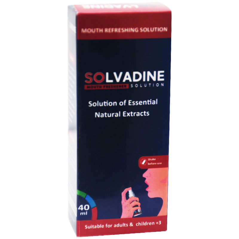 Solvadine ( For Adult And Children +3 Years ) 40ml Mouth Freshener image number 0