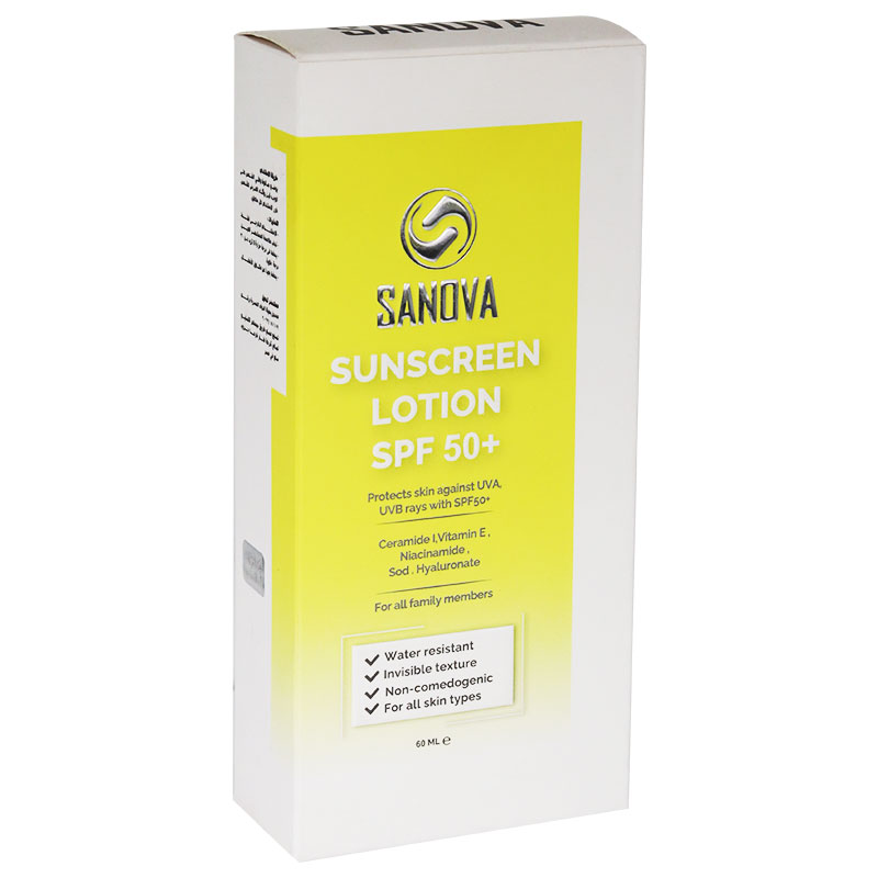 Sanova Sunscreen Lotion Spf (50+) 60ml image number 0