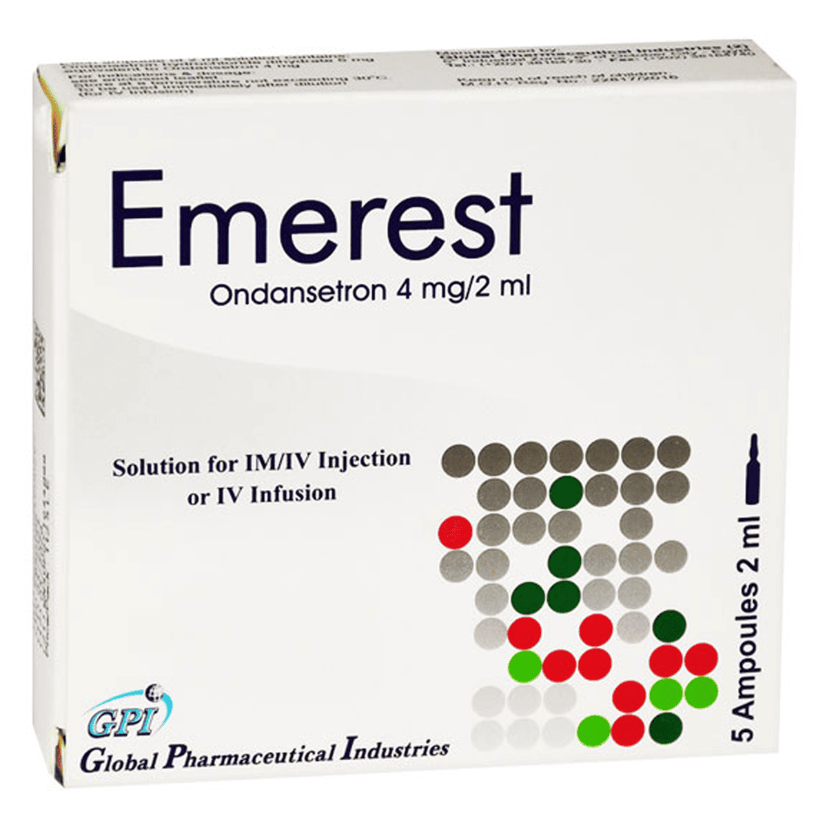 Emerest 4mg/2ml 5 Ampoule image number 0