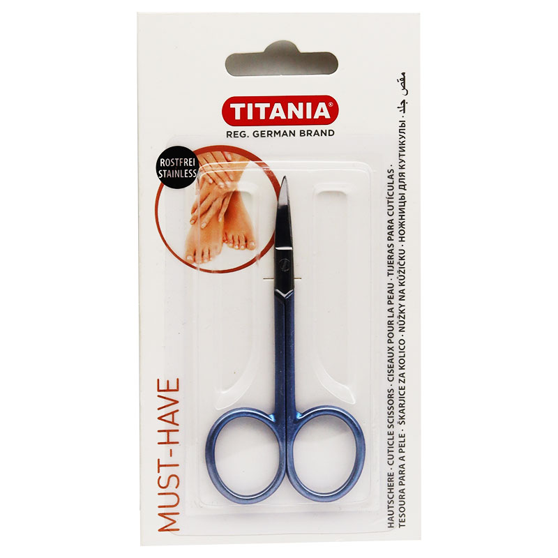 Titania Cuticle Scissors/1050/H Bl B image number 0