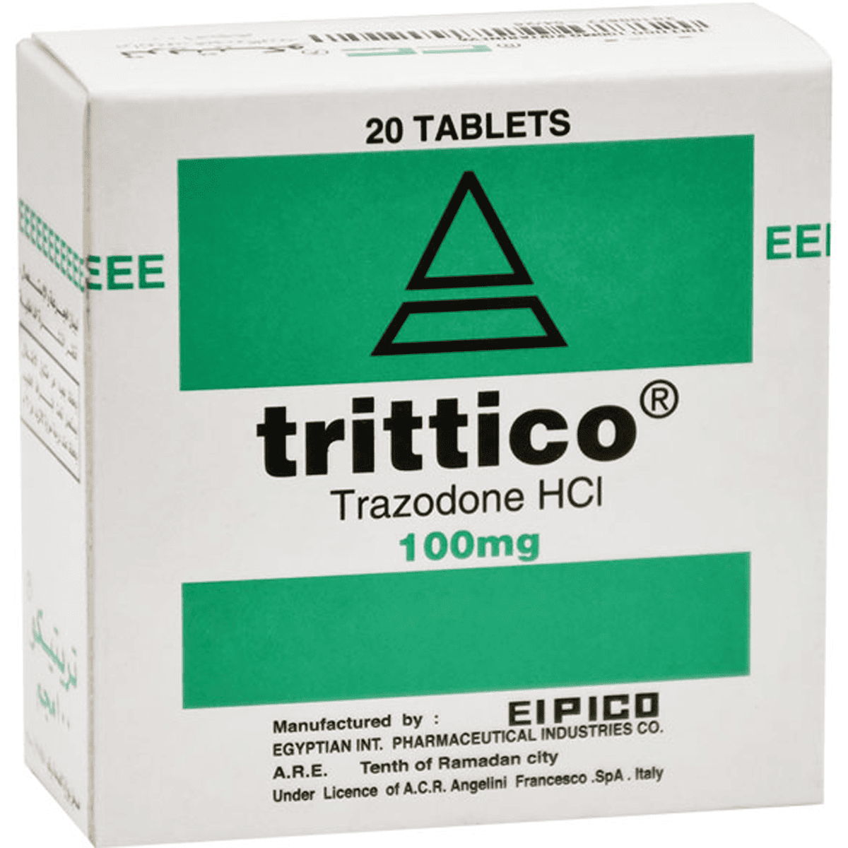 Trittico 100mg 20 Tablets image number 0