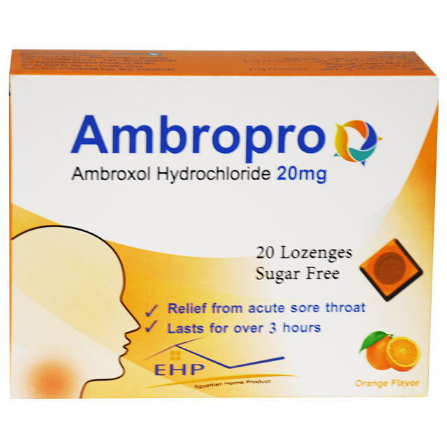 Ambropro Orange Flavor 20mg  20 Lozenges image number 0