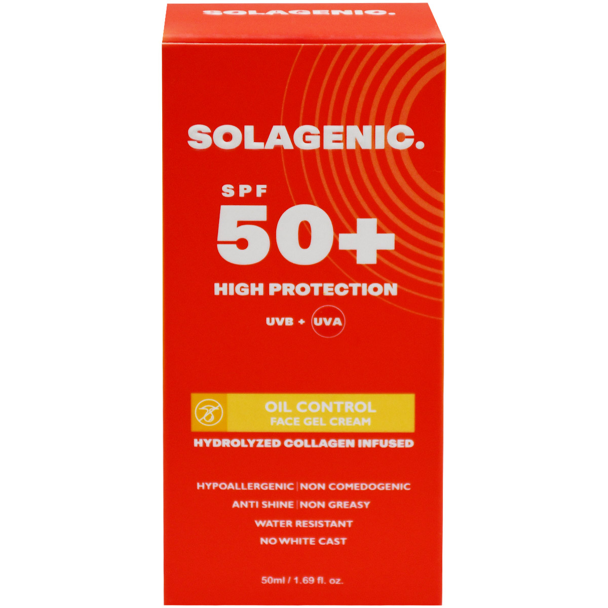 Solagenic Oil Control SPF(50+) Gel Cream 50 ml image number 0