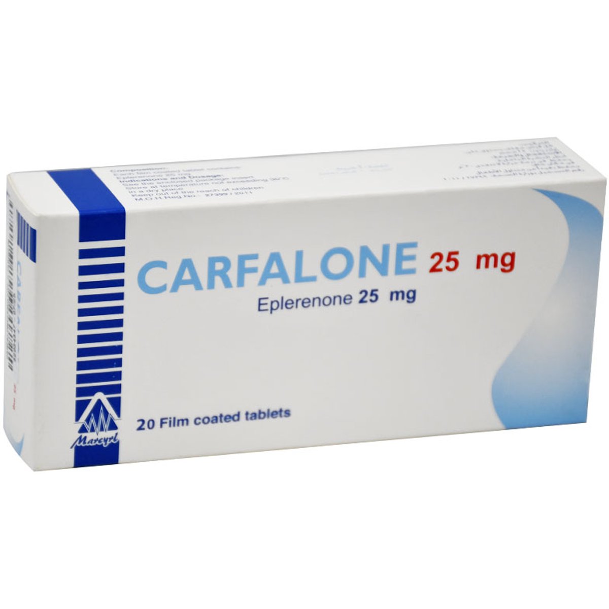 Carfalone 25mg 20 Film Coated Tablet image number 0