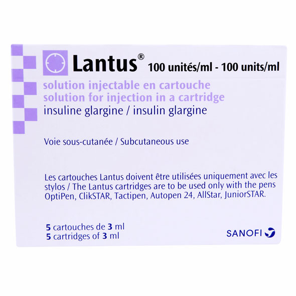 Lantus 100U/ml 3mlx 5Penfill (Refrigerated) image number 0