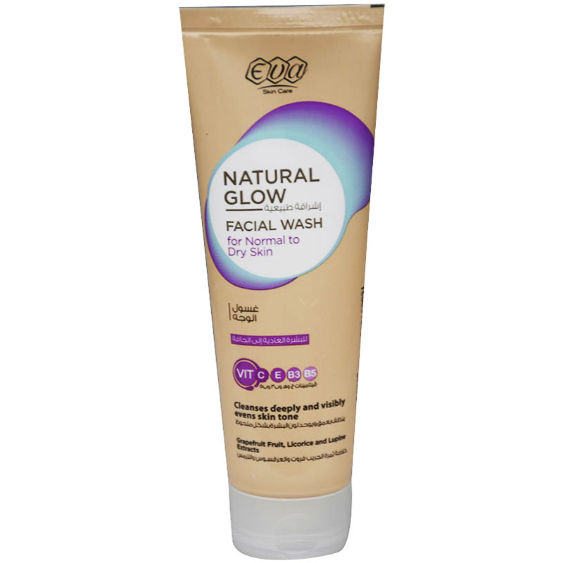 Eva Sun Care Natural Glow Facial Wash Normal To Dry Skin 100ml image number 0