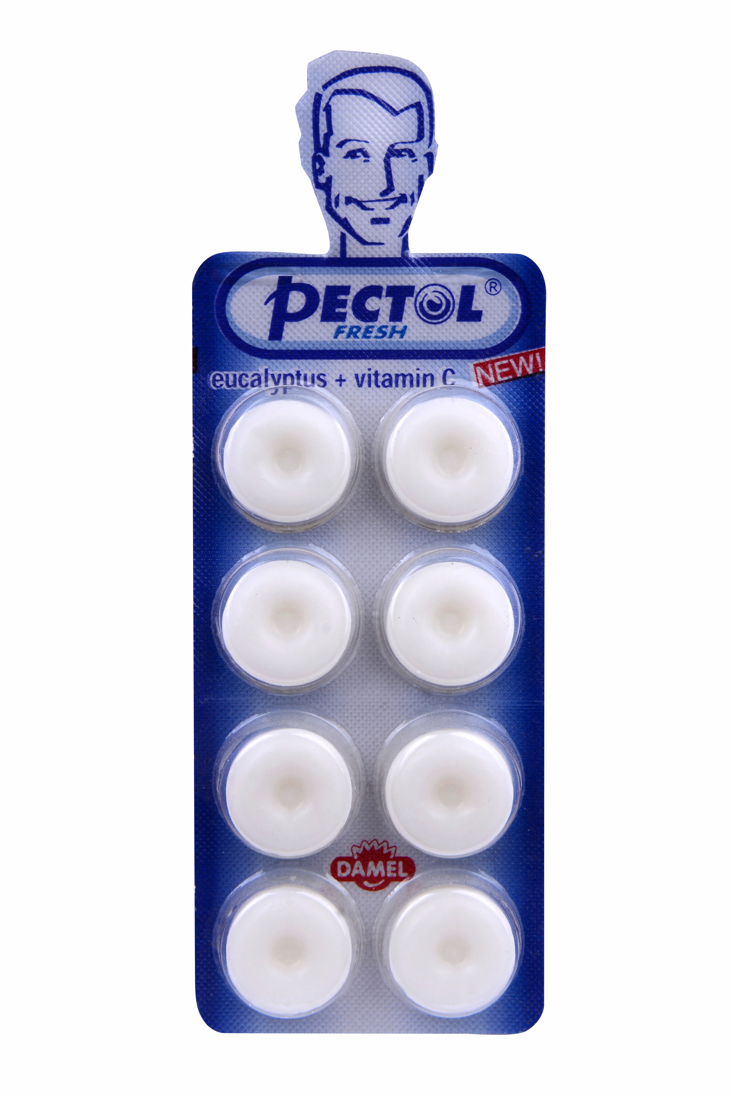 Pectol Eucalyptus + Vitamin C 8 Lozenges Tablets image number 0