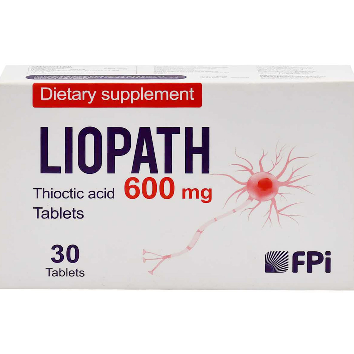 Liopath 600 mg 30 Tablets image number 0