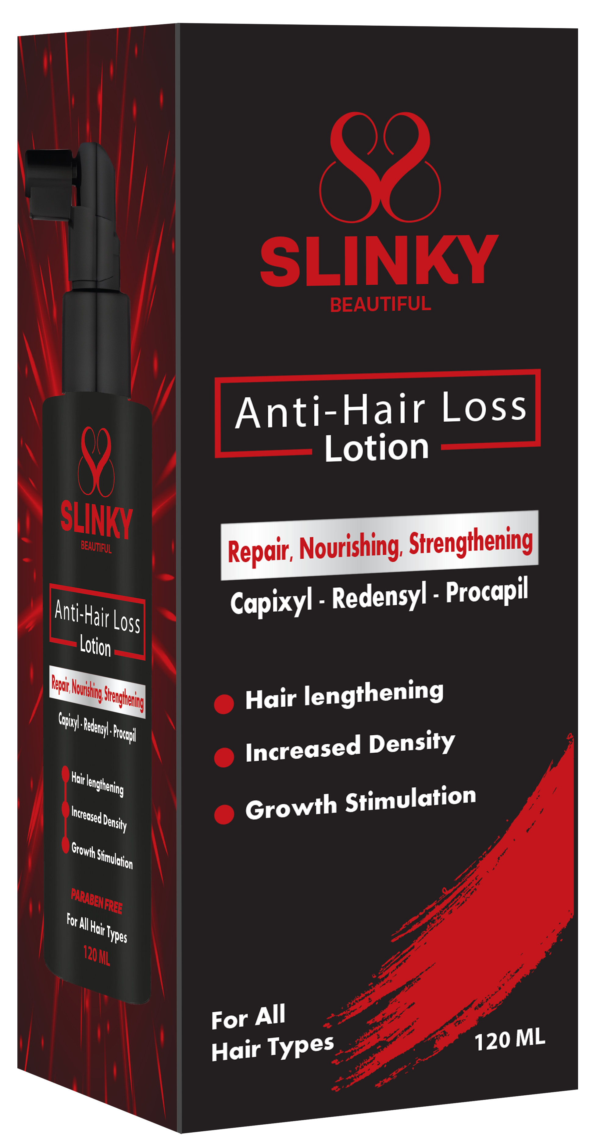 Slinky Beautiful Anti Hair Loss Lotion 120ml image number 0