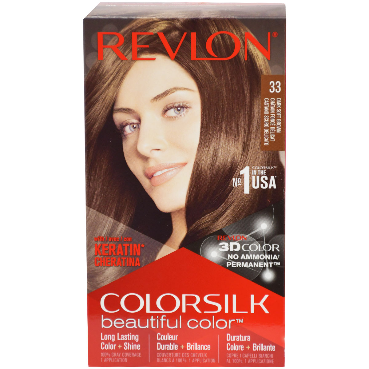 Revlon Colorsilk Dark Soft Brown/33 image number 0