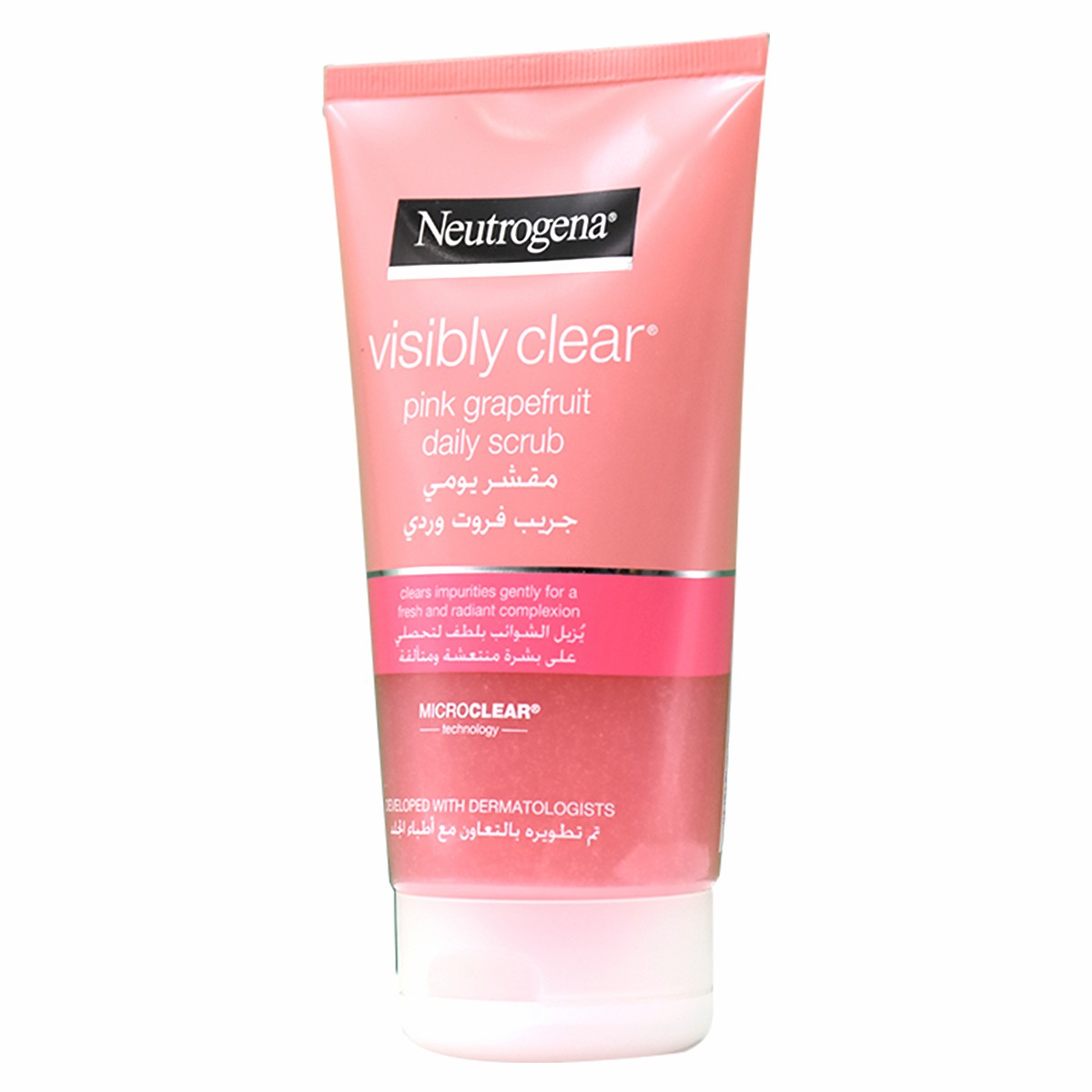 Neutrogena Visibly Clear Pink Grapefruit Scrub150ml image number 0
