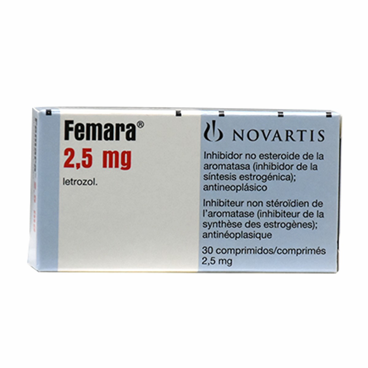Femara 2.5mg 30 Tablets image number 0
