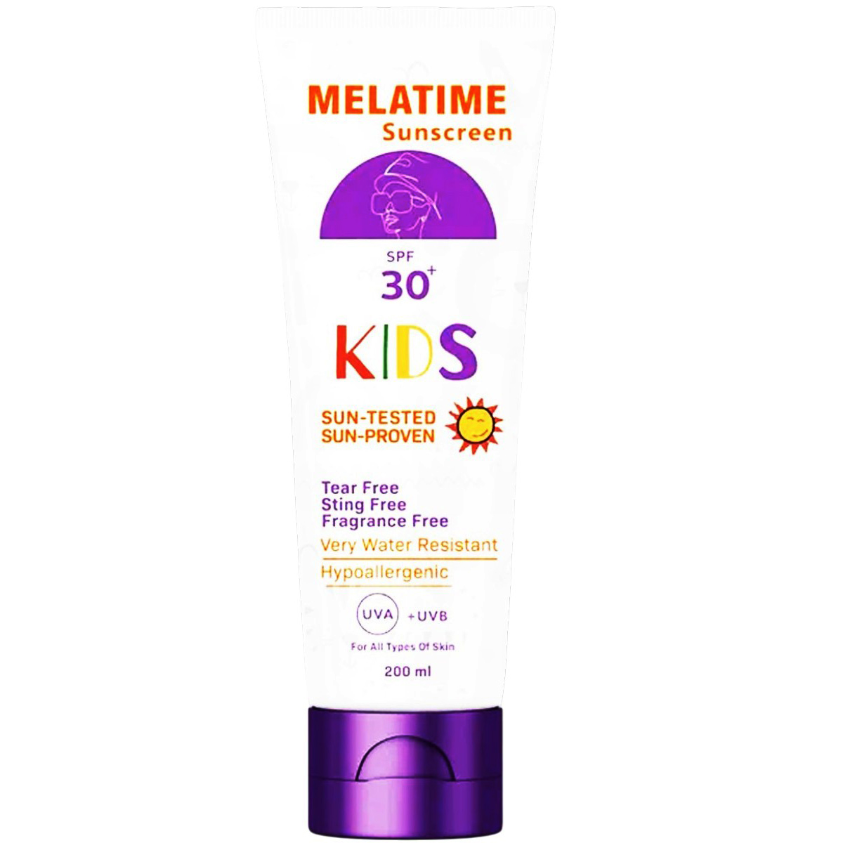 Melatime Kids Sunscreen SPF (30+) Lotion 200ml image number 0