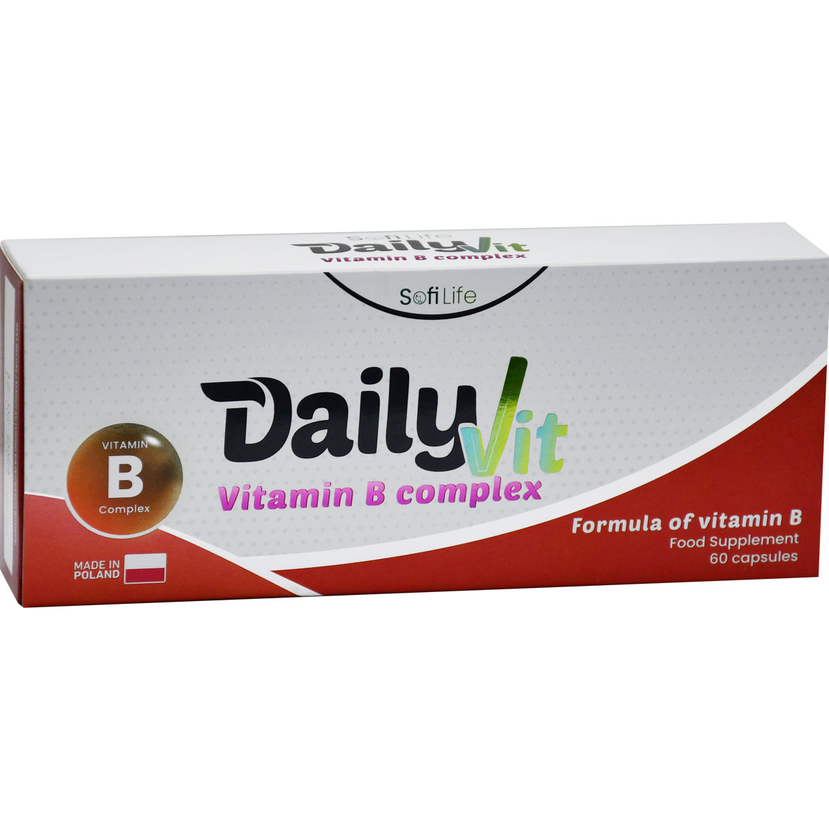 Sofi Life Daily Vit B Complex 60 Capsules image number 0