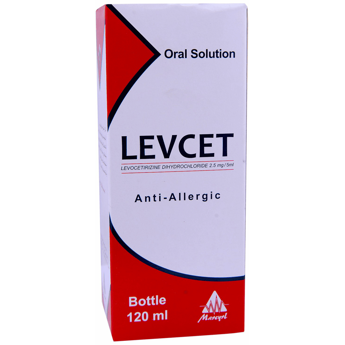 Levcet 2.5mg/5ml 120ml Oral Solution image number 0