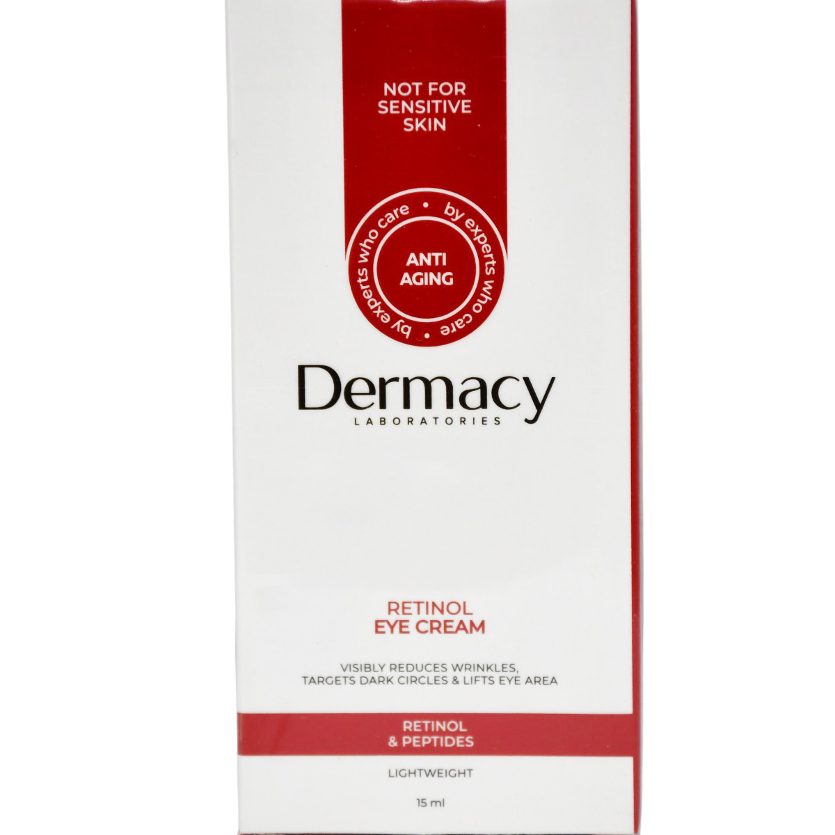 Dermacy Retinol and Peptide Anti Wrinkle Eye Cream 15ml image number 0