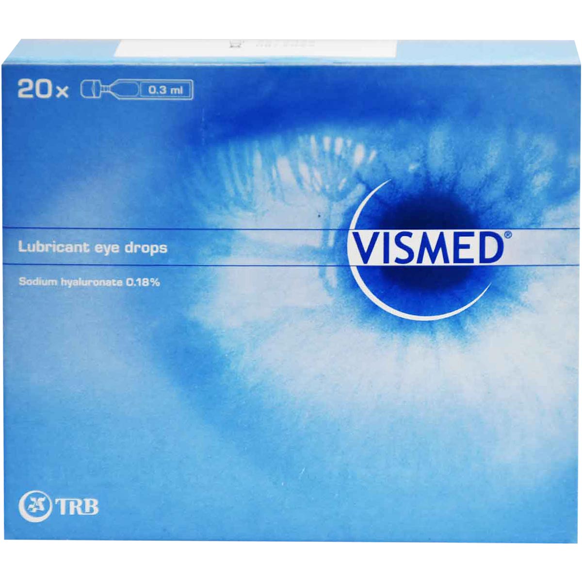 Vismed 0.18% 0.3ml Lubricant Eye Drop 20 Ampoules image number 0