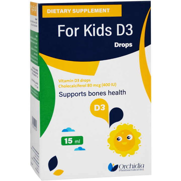 For Kids D3 (400Iu) Oral Drops 15ml image number 0