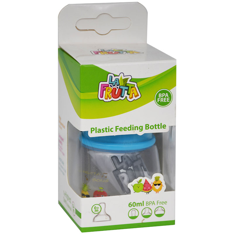 La Frutta Plastic Feeding Bottle (0 Month +) 60ml/22040 image number 0