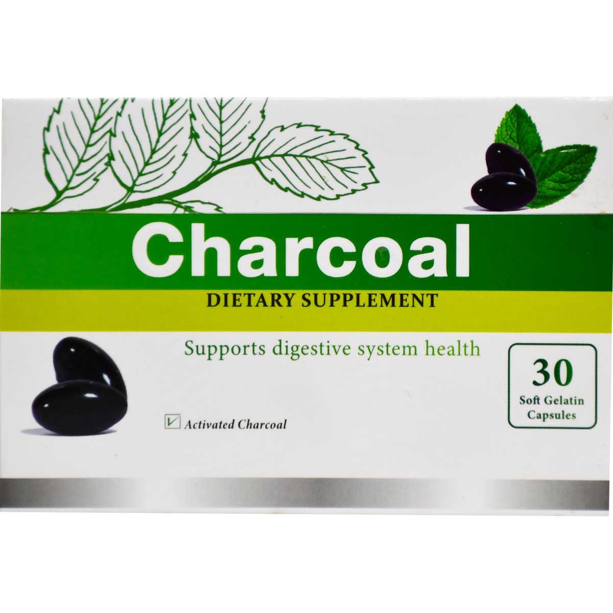 Charcoal 30 Soft Gel Capsules image number 0