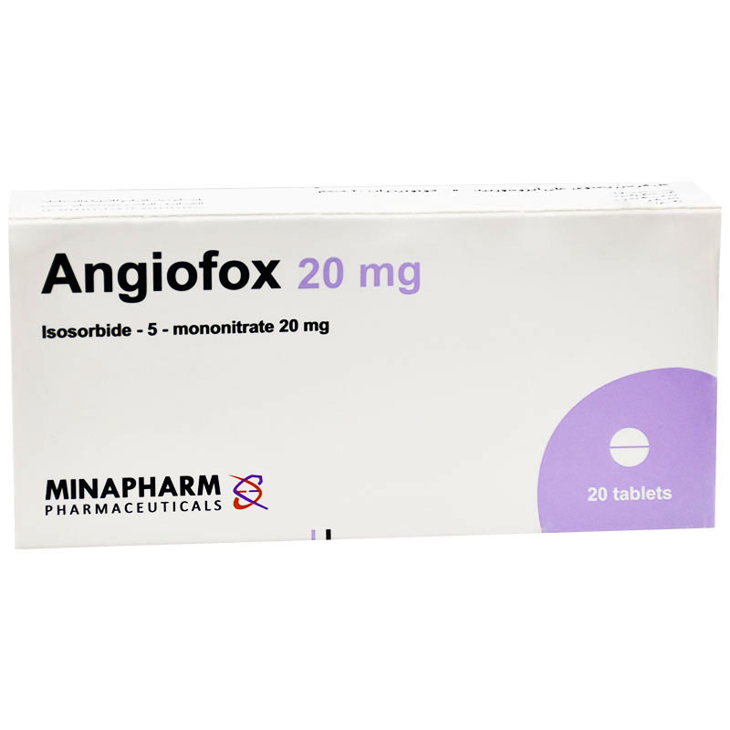 Angiofox 20mg 20 Scored Tablet image number 0