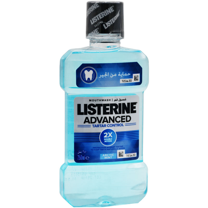 Listerine Advanced Double Action Arctic Mint 250ml image number 0