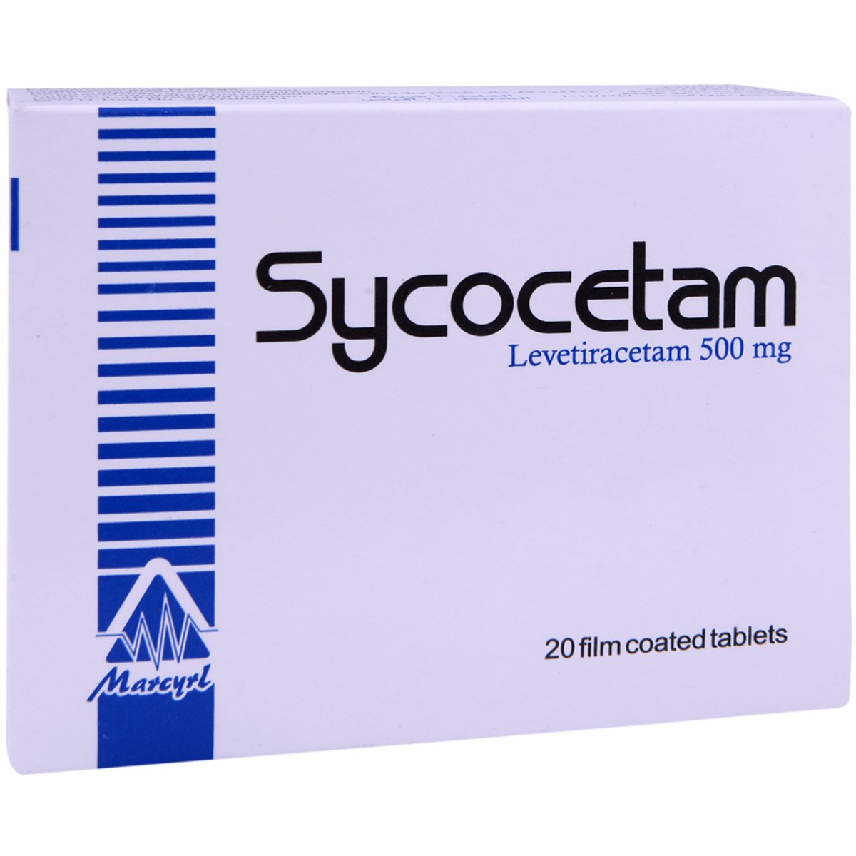 Sycocetam 500mg 20 Scored Film Coated Tablets image number 0