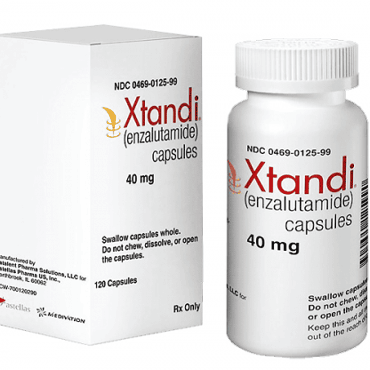 Xtandi 40mg 112 capsules image number 0