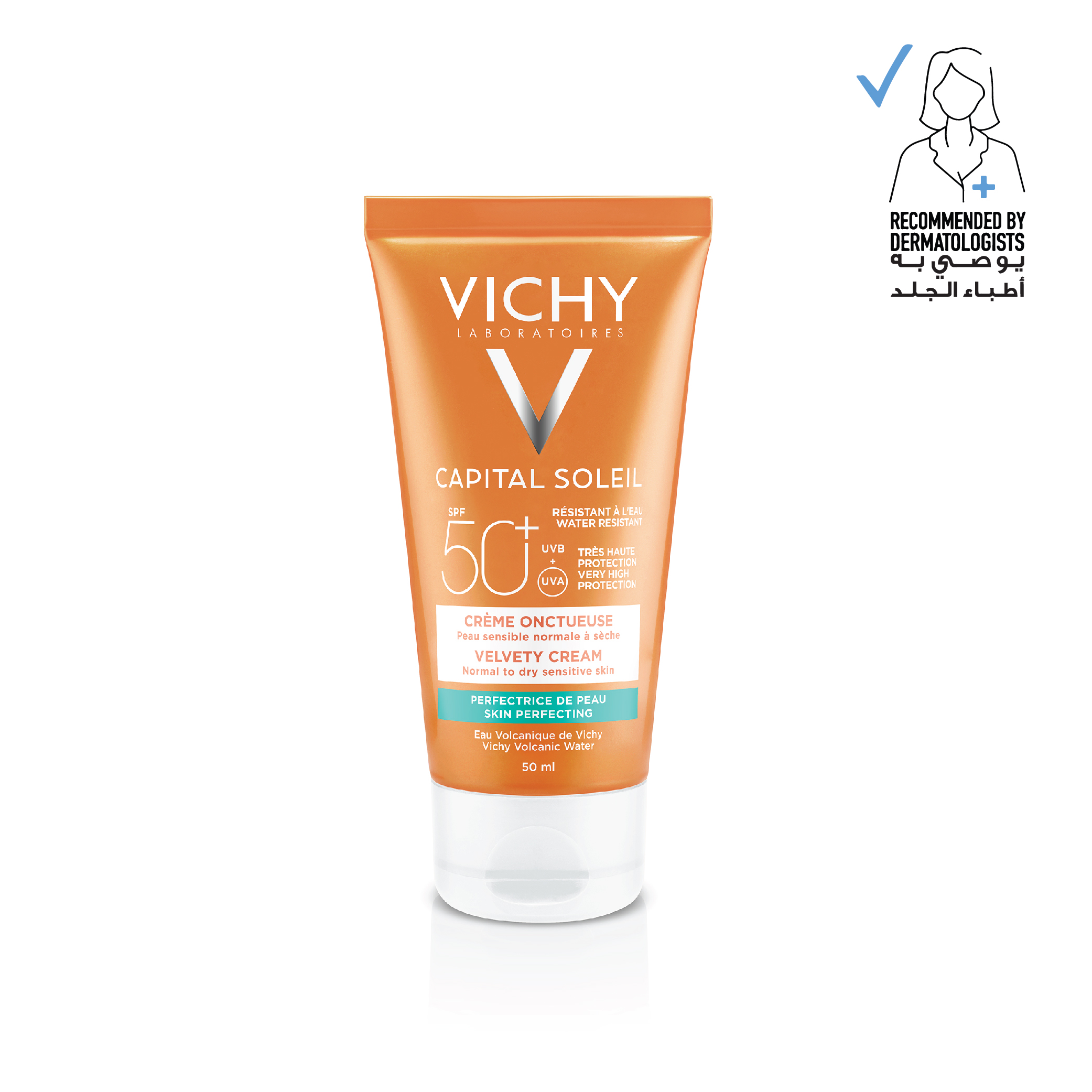 Vichy Capital Soleil SPF 50+ Velvety Cream Skin Perfecting Action 50ml image number 0