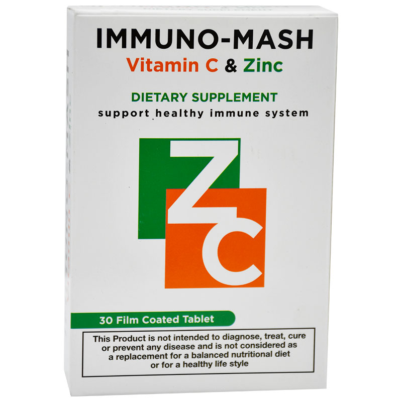 Immuno Mash Vitamin C & Zinc 30 Tablet image number 0