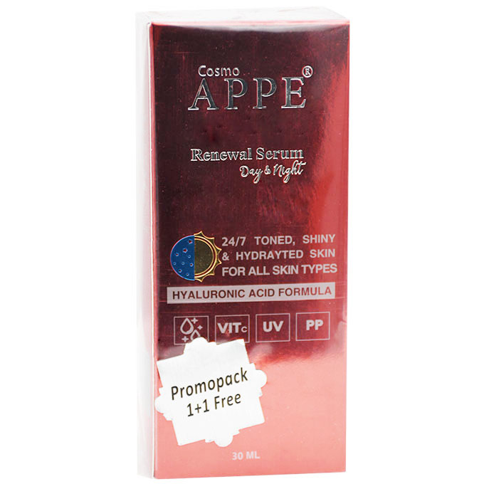 Cosmo Appe Renewal Serum Day&Night Hyaluronic Acid Serum2X30ml 1+1 Free (Offer Pack) image number 0
