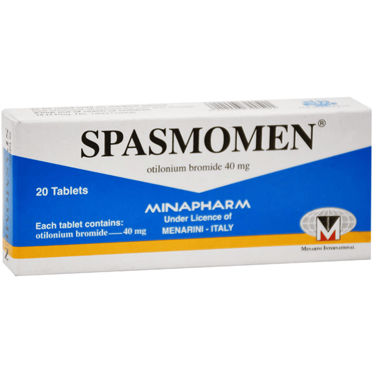Spasmomen 40mg 20 Tablet image number 0
