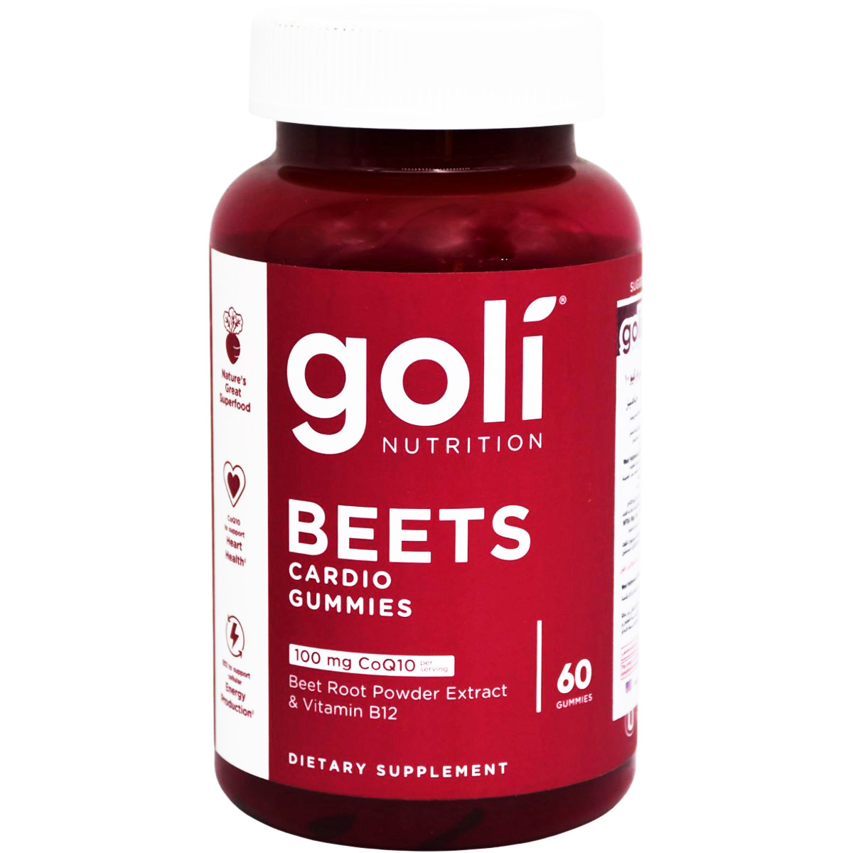 Goli Nutrition Beets Cardio 60 Gummies image number 0