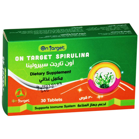 On Target Spirulina 30 Tablets image number 0