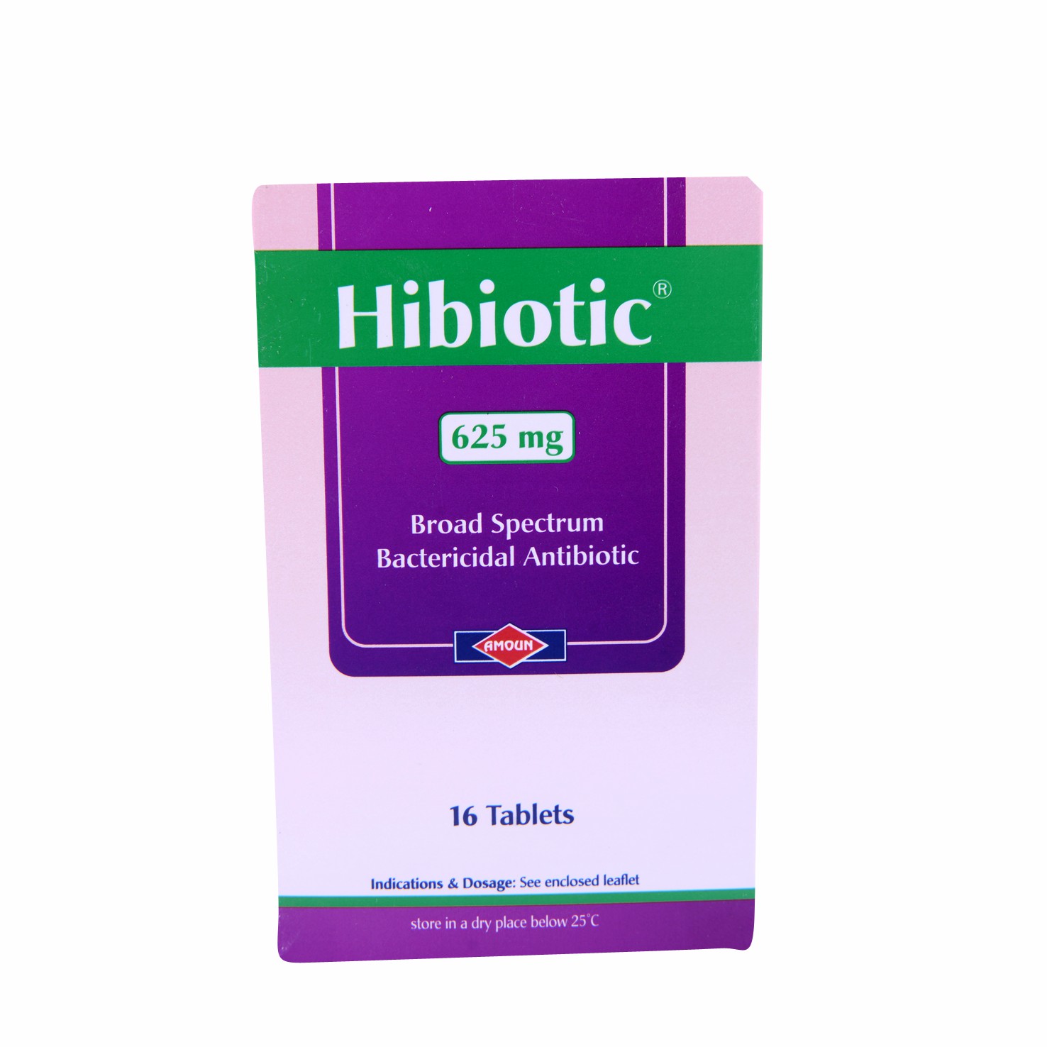 Hibiotic 625mg 16 Tablets image number 0