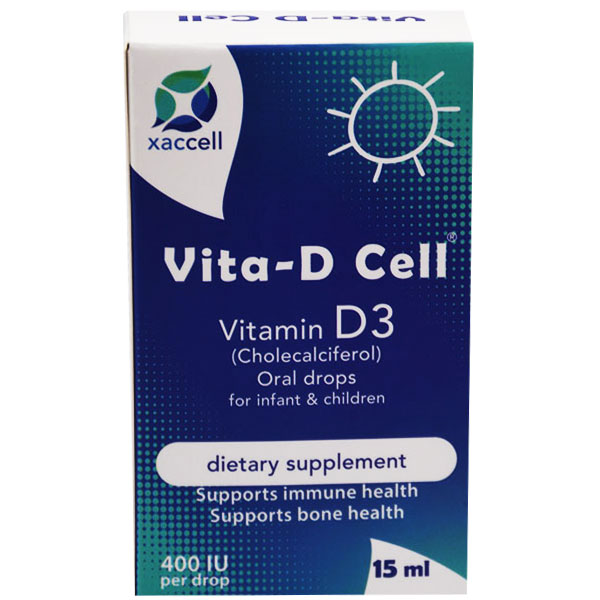 Vita D Cell ( Infant and Children ) Oral Drop 15ml image number 0