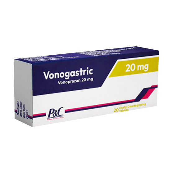 Vonogastric 20mg 20 Orally Disintegrating Tablets image number 0