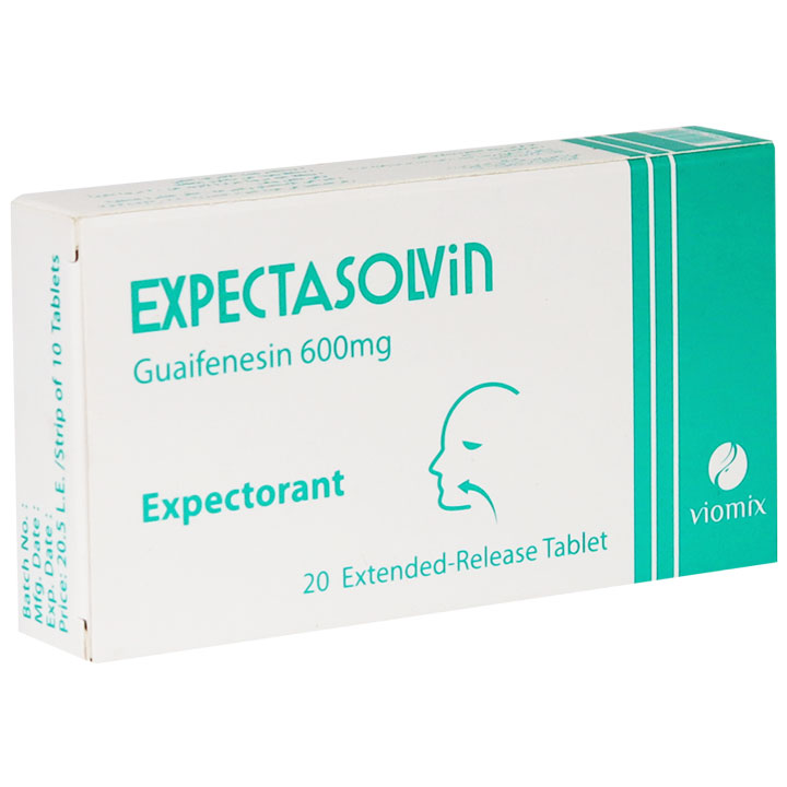 Expectasolvin 600mg 20 Tablets image number 0