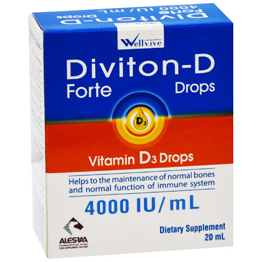Diviton-D Forte 4000 IU/ml Oral Drops 20ml image number 0
