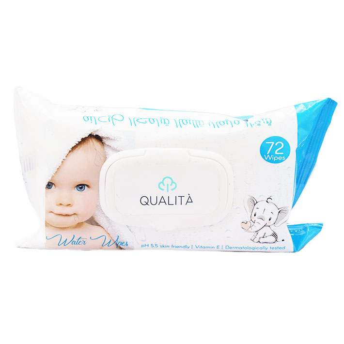 Qualita Baby Wipes Water 72 pieces image number 0