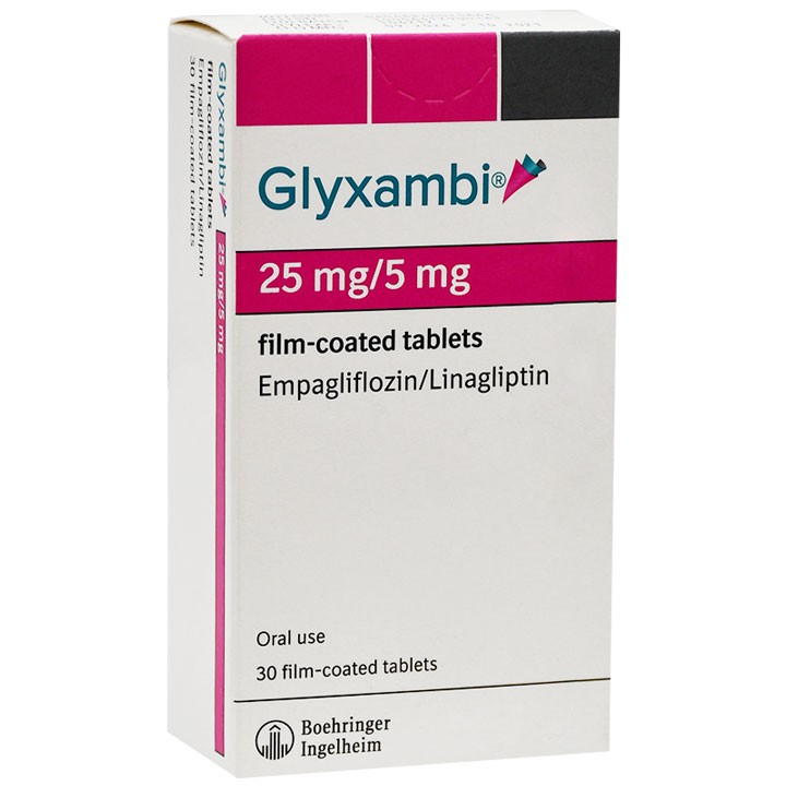Glyxambi 25mg/5mg 30 Film Coated Tablets image number 0