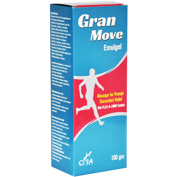 Gran Move Massage Emulgel 100gm image number 0