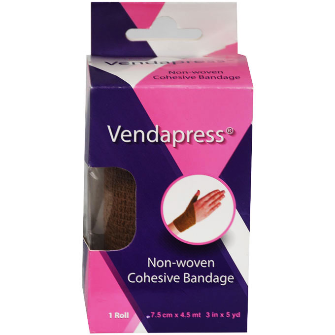 Vendapress Cohesive Bandage 7.5Cmx4.5 Metre (Paige) image number 0