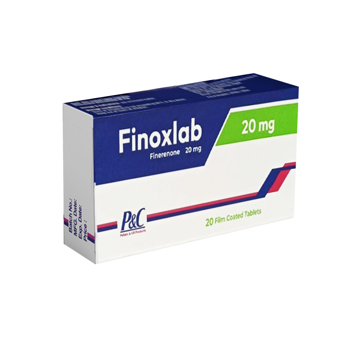 Finoxlab 20mg 20 Film Coated Tablets image number 0