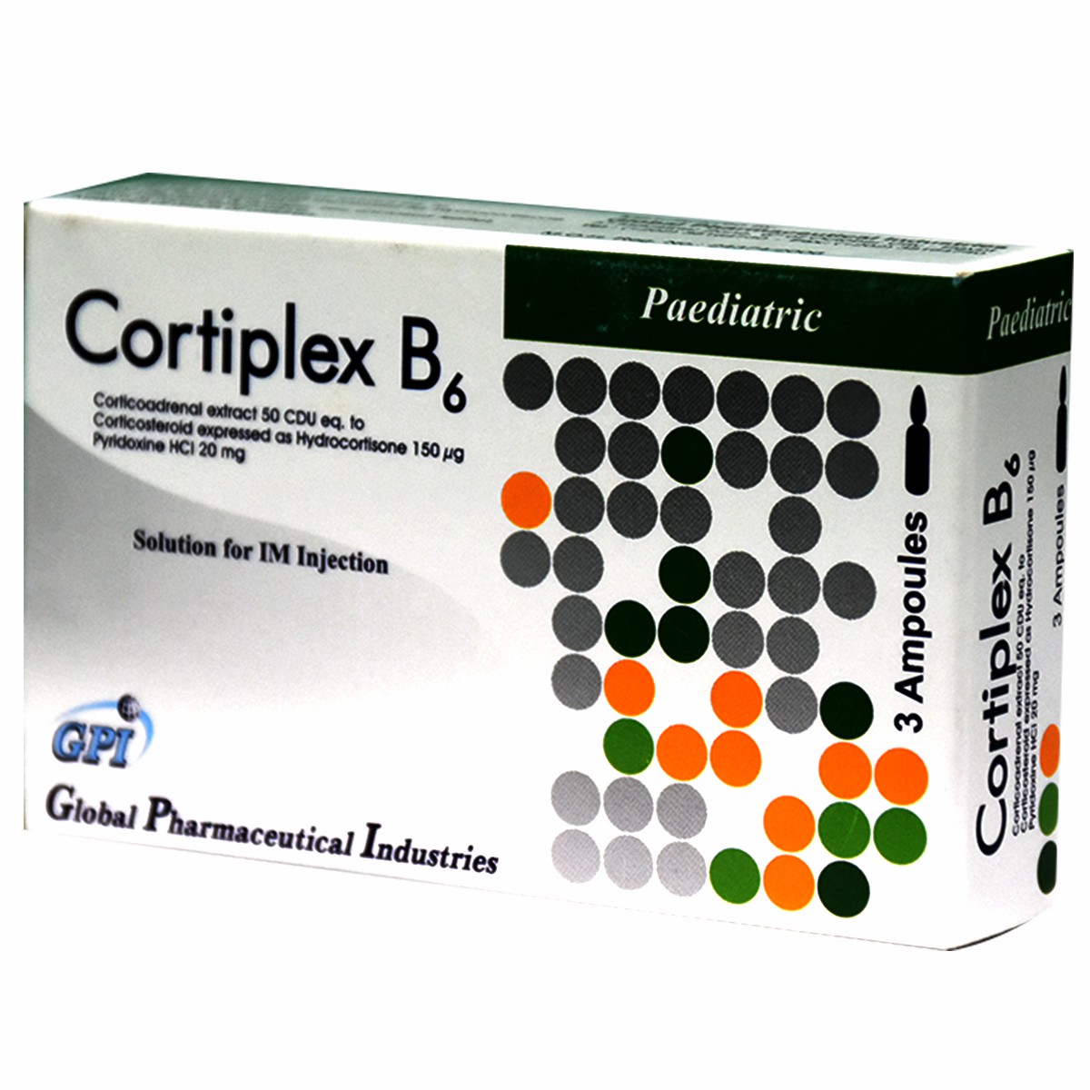 Cortiplex B6 50U./1ml Infant 3 Ampoules image number 0