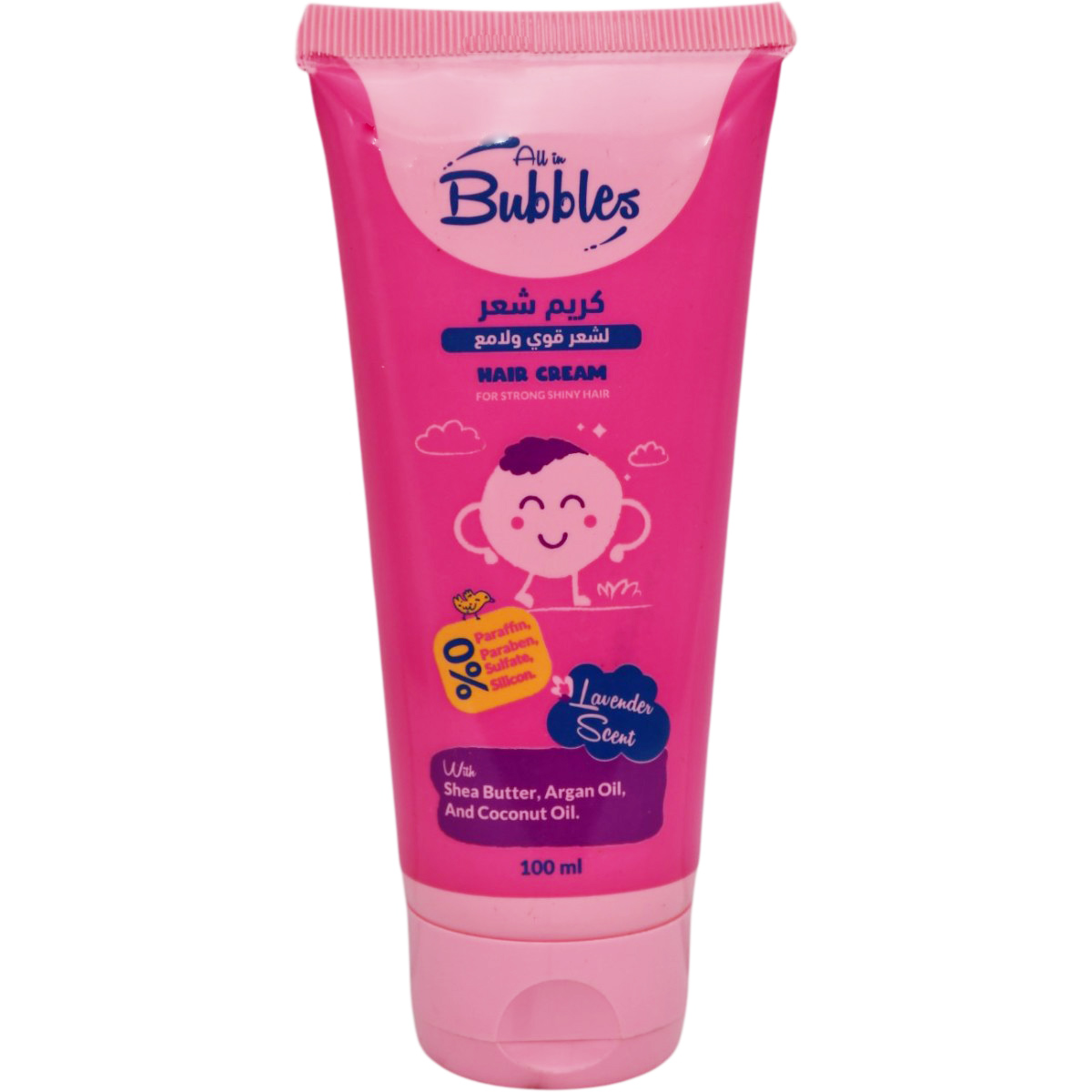 Bubbles Hair Cream for Strong Shiny Hair 100ml image number 0