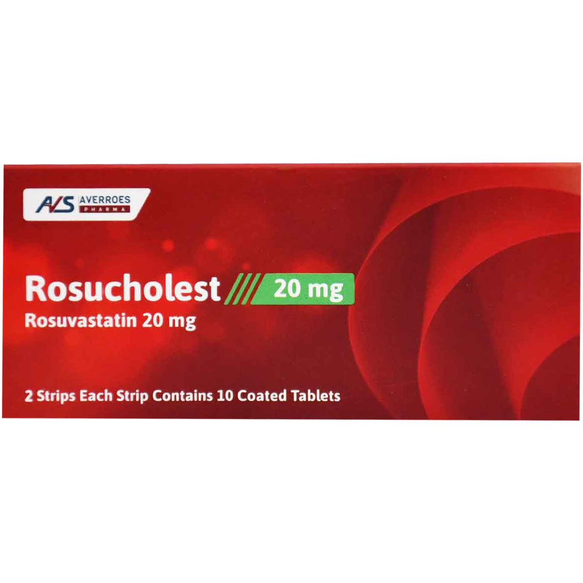 Rosucholest 10mg 30 Film Coated Tablets image number 1