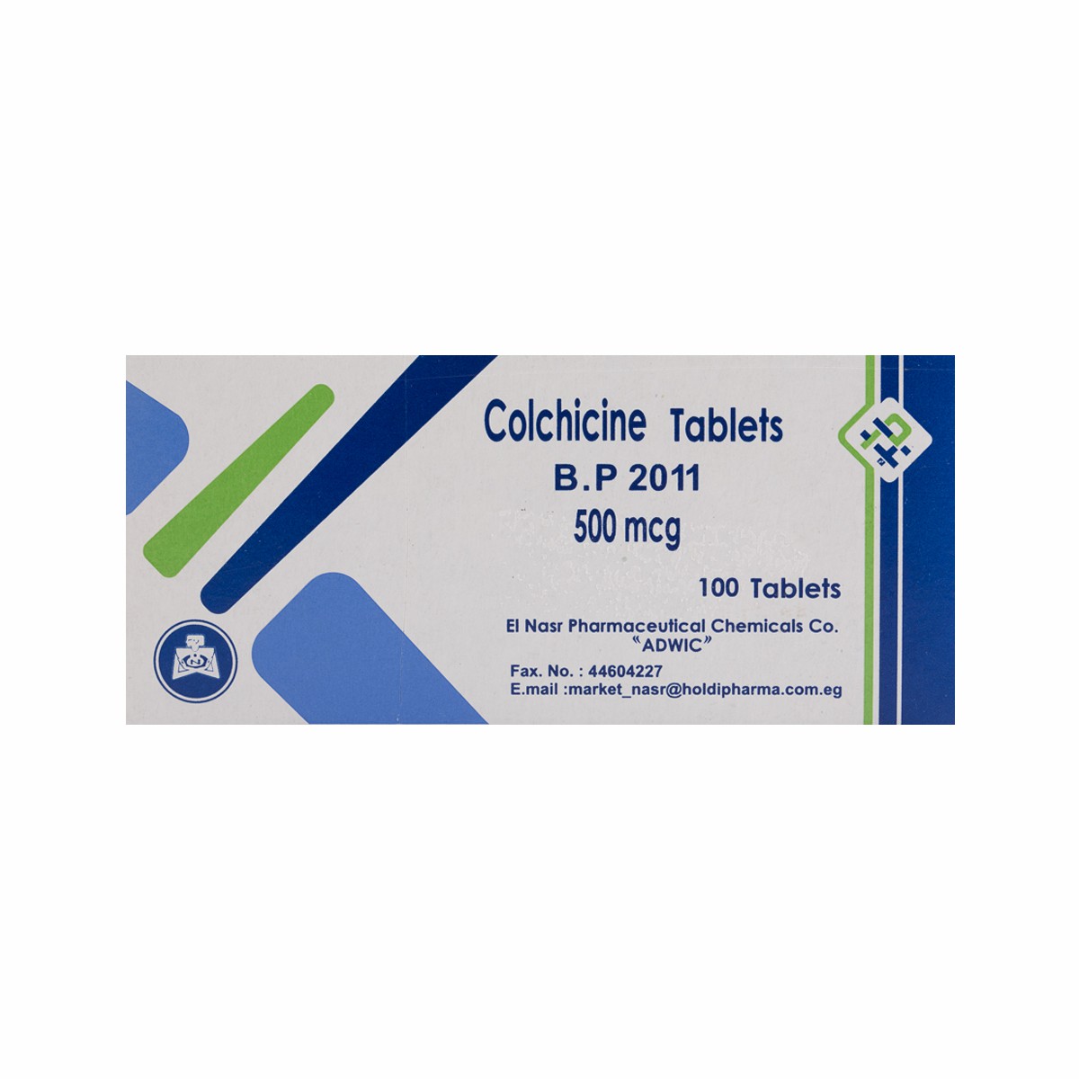 Colchicine 500mcg 100 Tablets image number 0