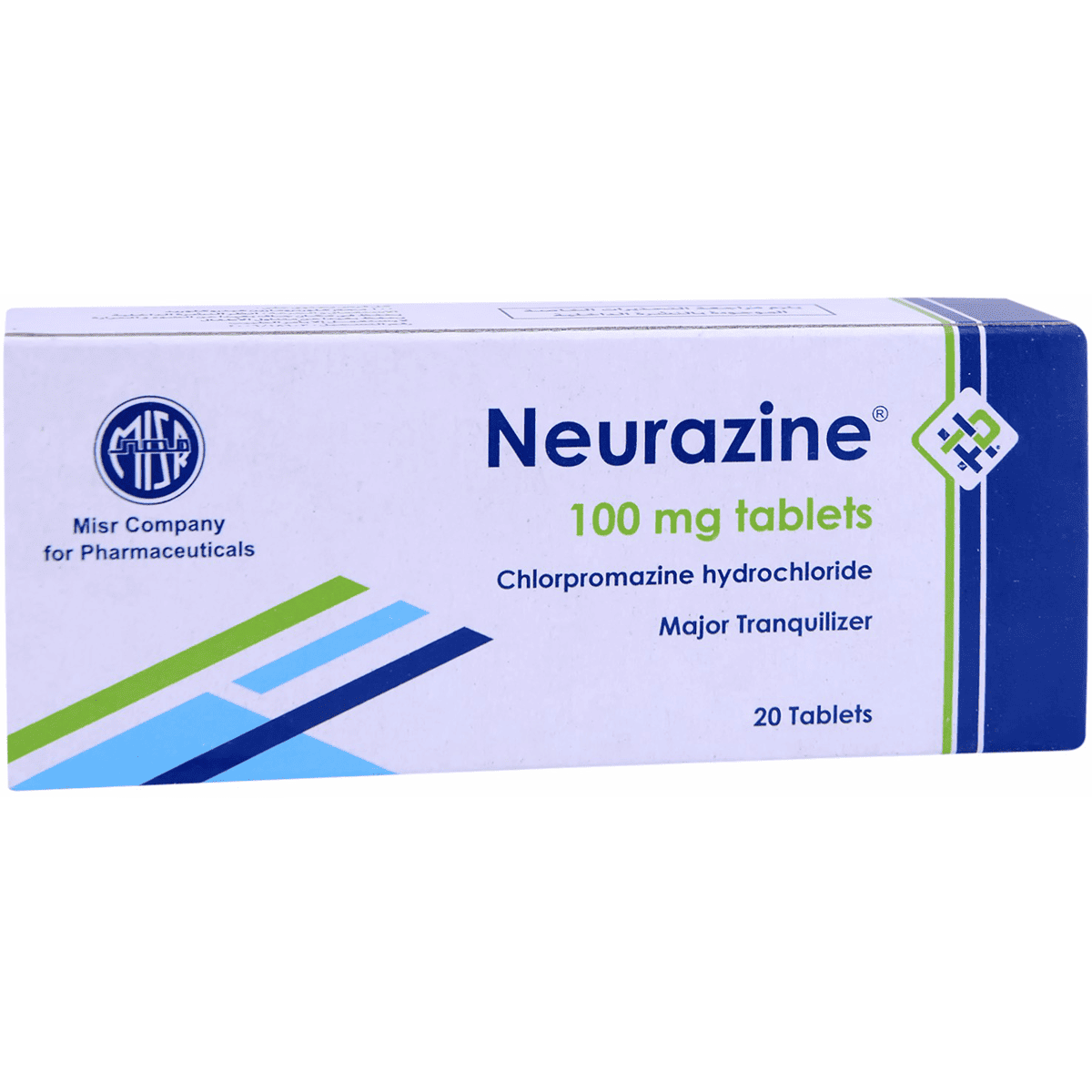 Neurazine 100mg 20 Tablets image number 0